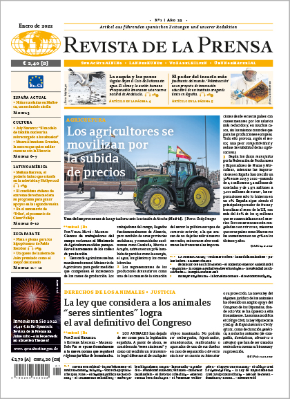 Titelbild Revista de la Prensa Ausgabe Januar 2022