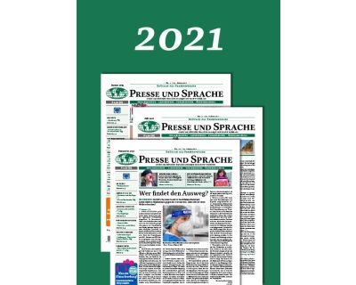 Presse und Sprache — Das Jahr 2021