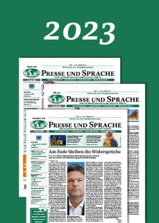 Presse und Sprache — Das Jahr 2023